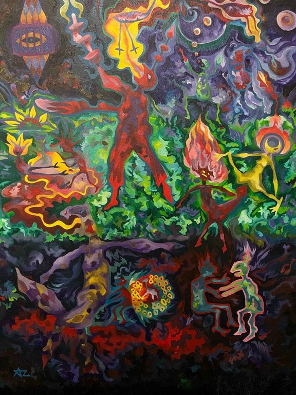 Pintura à óleo de Sidney Azevedo 2.jpg