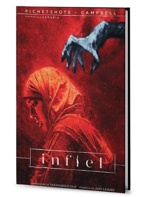 Em ‘Infiel’, a protagonista fica encurralada entre manter o apoio emocional para a sua família e desvendar o mistério de assombraçõesno seu prédio. Imagem: Pipoca e Nanquim/Divulgação