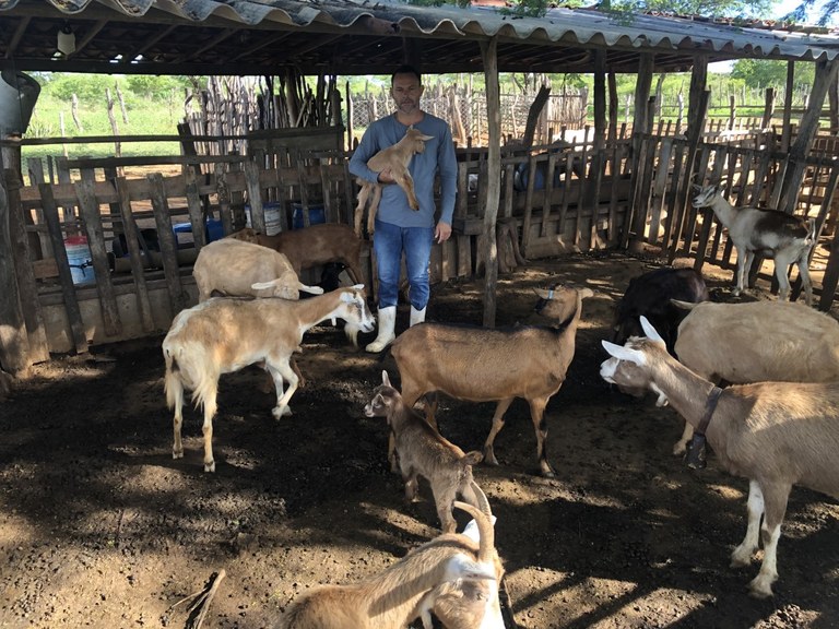 Rrenato da Silva e sua criação de animais - Arquivo pessoal.jpg