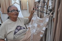 Gorete Cordeiro trabalha com algodão colorido há quatro anos