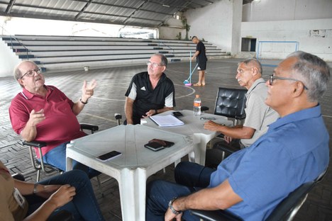 Grupo de trabalho tem se reunido constantemente para viabilizar a reativação das instalações do Clube Astréa