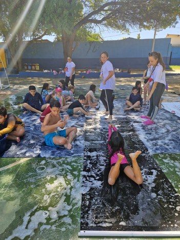 Em Patos, colônia de férias uniu entretenimento ao desenvolvimento das crianças  | Foto: Lusângela Azevêdo