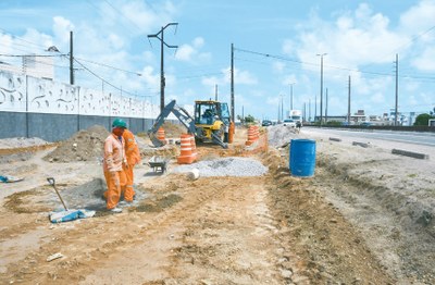Trecho entre o km 2 e o km 13,38 compreende duas pistas principais, vias marginais, dois viadutos e sete passarelas - Foto: Edson Matos
