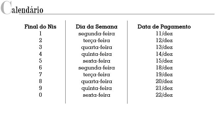 Print Calendário Abono natalino