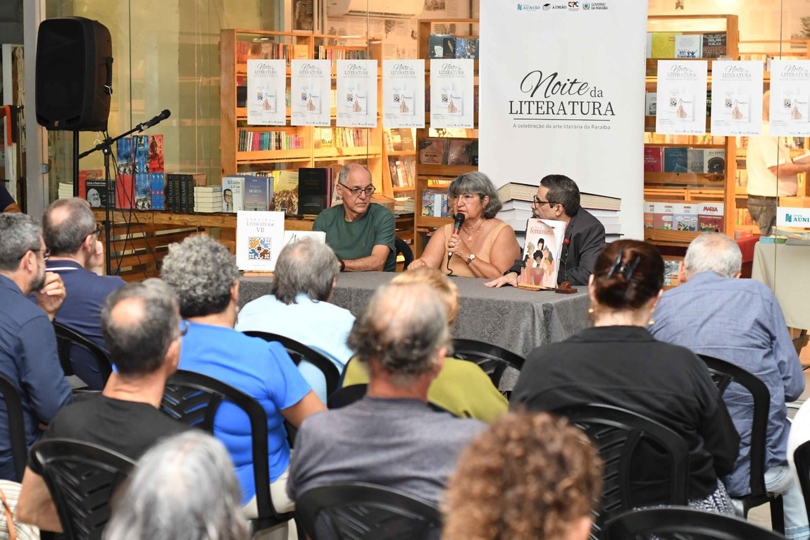 Noite de celebração da literatura paraibana tem três publicações