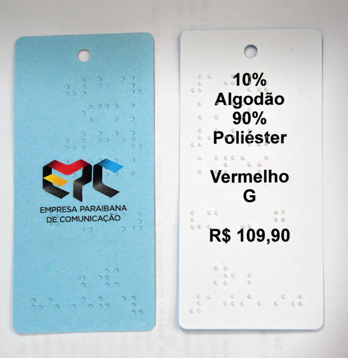 Lei impõe que peças de vestuário terão que dispor de  etiqueta em braille
